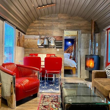 Gleis 2, Waggon Mit Ofen, Optional Mit Whirlpool Und Sauna Dahlem  Exteriér fotografie