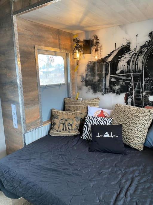 Gleis 2, Waggon Mit Ofen, Optional Mit Whirlpool Und Sauna Dahlem  Exteriér fotografie