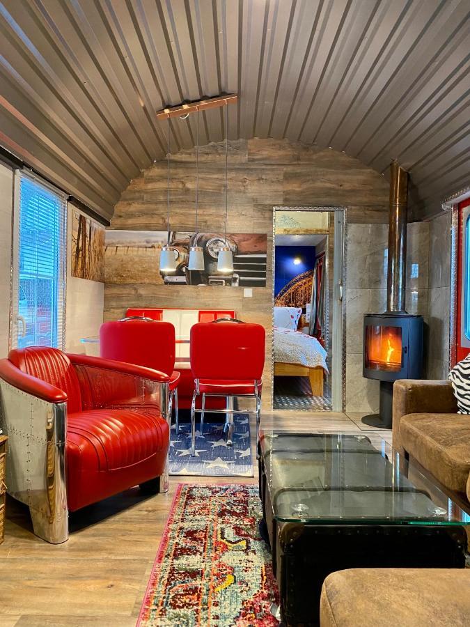 Gleis 2, Waggon Mit Ofen, Optional Mit Whirlpool Und Sauna Dahlem  Exteriér fotografie