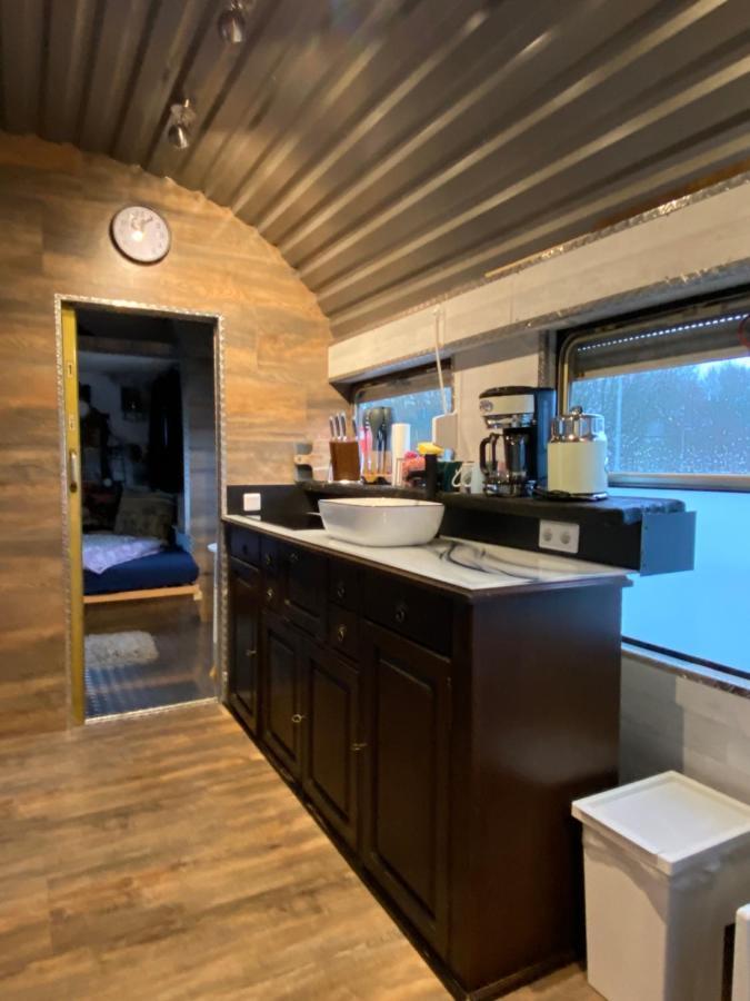 Gleis 2, Waggon Mit Ofen, Optional Mit Whirlpool Und Sauna Dahlem  Exteriér fotografie
