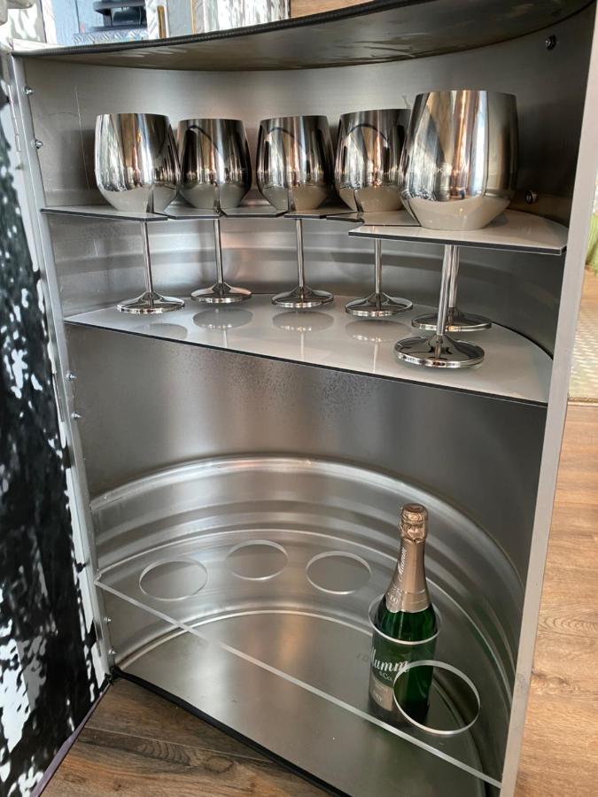 Gleis 2, Waggon Mit Ofen, Optional Mit Whirlpool Und Sauna Dahlem  Exteriér fotografie